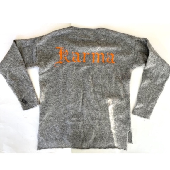 Zadig Voltaire Grey Karma Cashmere Sweater - Picture 1 of 5